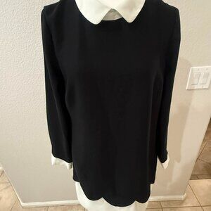 CeCe Black & White Scallop Dress [Sz. 10]